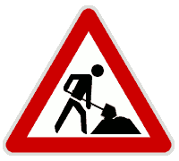 Under construction sign